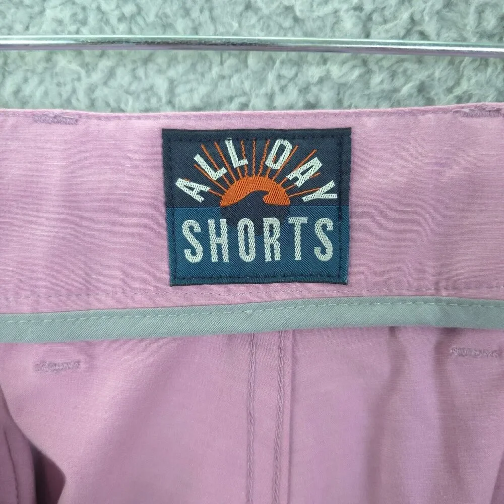 NWT Faherty Men's Pink All Day Shorts Performance Chino Size 42